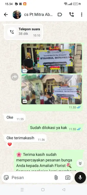 Testimonial Papan ucapan KENDARI